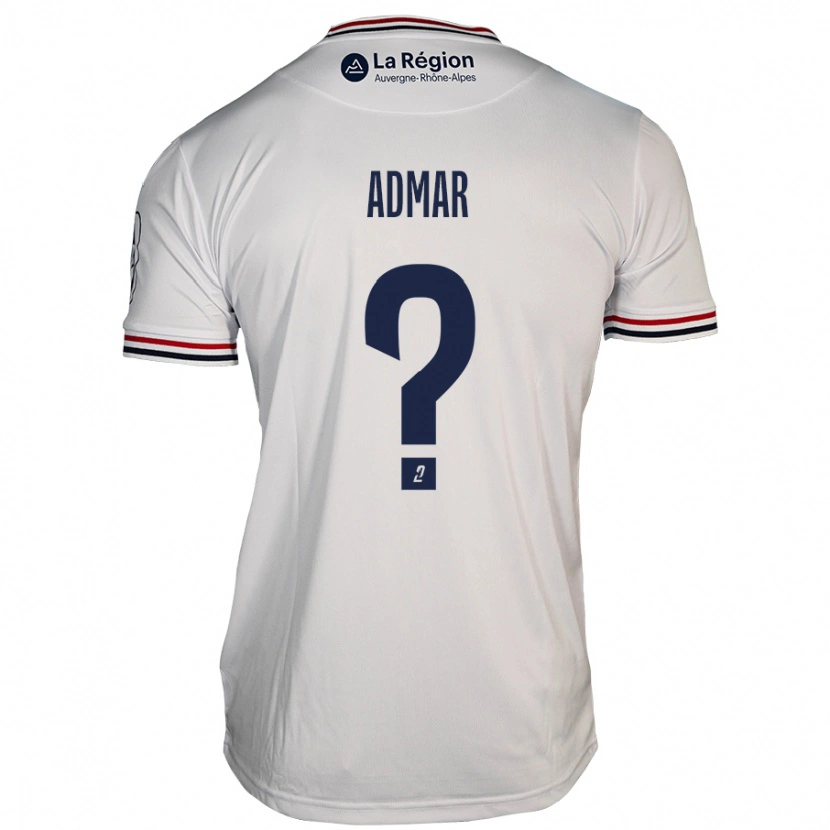 Danxen Hombre Camiseta Marouane Admar #0 Blanco 2ª Equipación 2024/25 La Camisa México