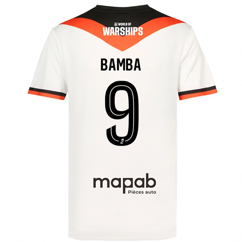 Danxen Hombre Camiseta Mohamed Bamba #9 Blanco 2ª Equipación 2024/25 La Camisa México