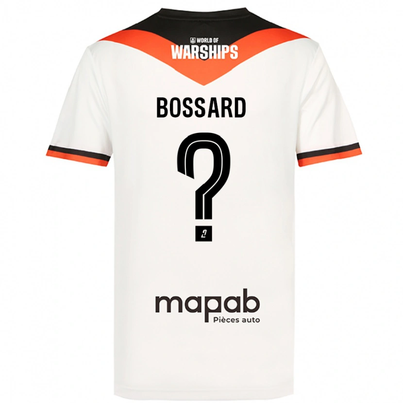 Danxen Hombre Camiseta Léo Bossard #0 Blanco 2ª Equipación 2024/25 La Camisa México