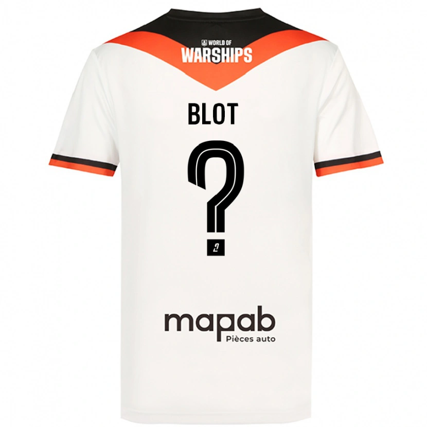 Danxen Hombre Camiseta Enzo Blot #0 Blanco 2ª Equipación 2024/25 La Camisa México