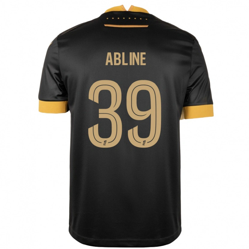 Danxen Hombre Camiseta Matthis Abline #39 Negro Marrón 2ª Equipación 2024/25 La Camisa México