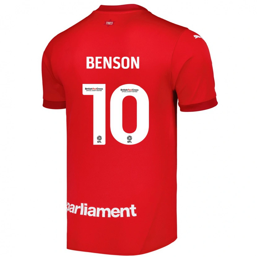 Danxen Mujer Camiseta Josh Benson #10 Rojo 1ª Equipación 2024/25 La Camisa México