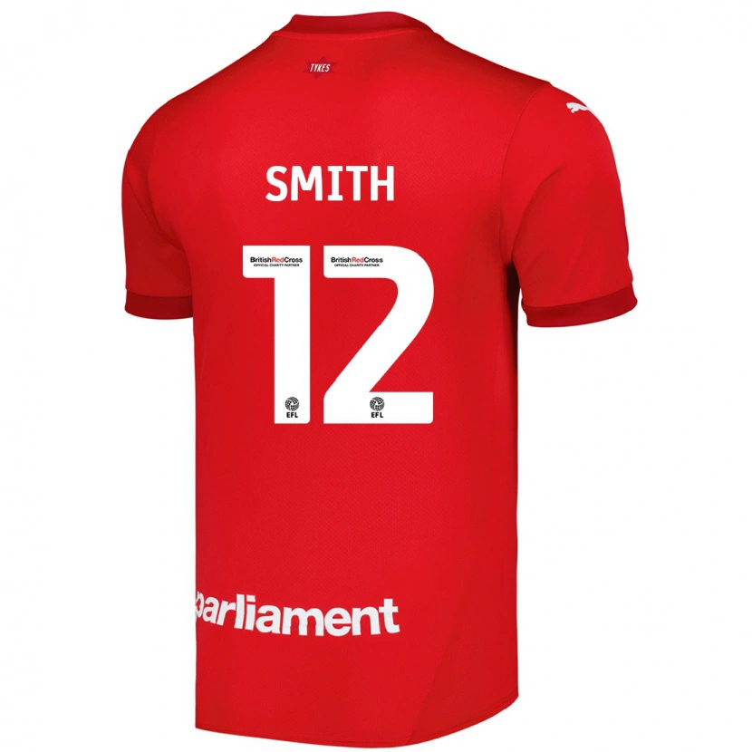 Danxen Mujer Camiseta Jackson Smith #12 Rojo 1ª Equipación 2024/25 La Camisa México