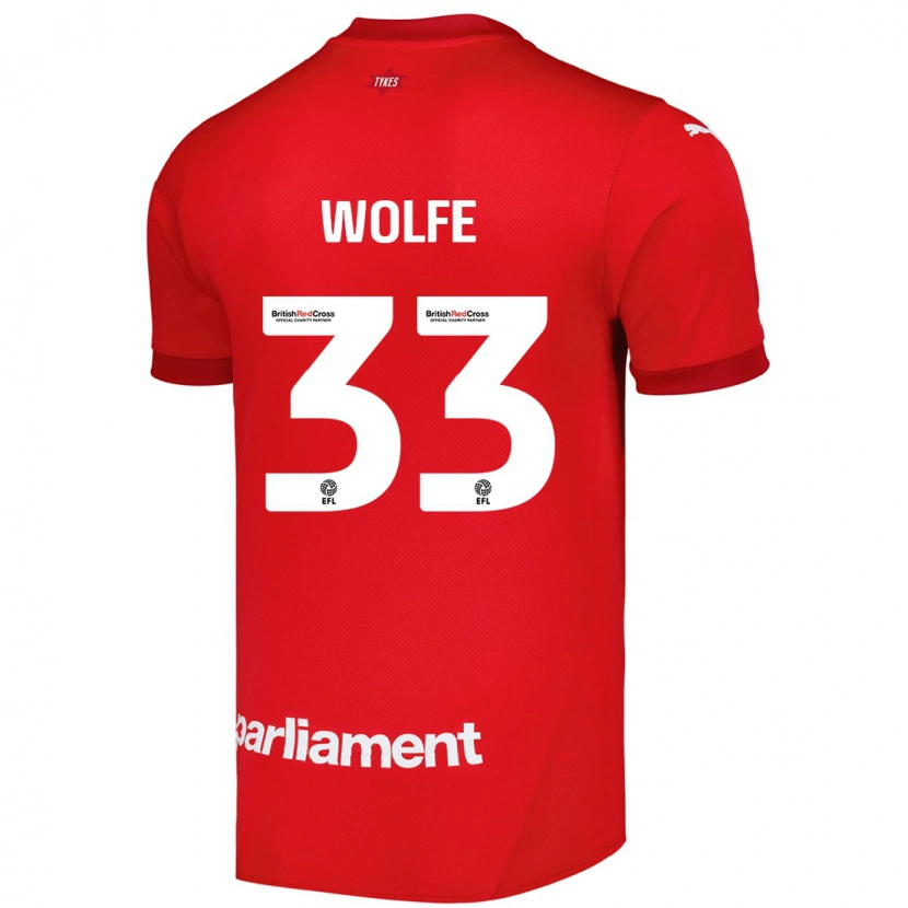 Danxen Mujer Camiseta Matty Wolfe #33 Rojo 1ª Equipación 2024/25 La Camisa México