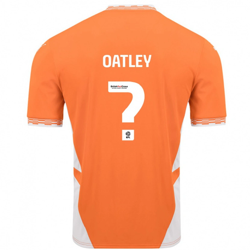 Danxen Mujer Camiseta Lauren Oatley #0 Naranja Blanco 1ª Equipación 2024/25 La Camisa México