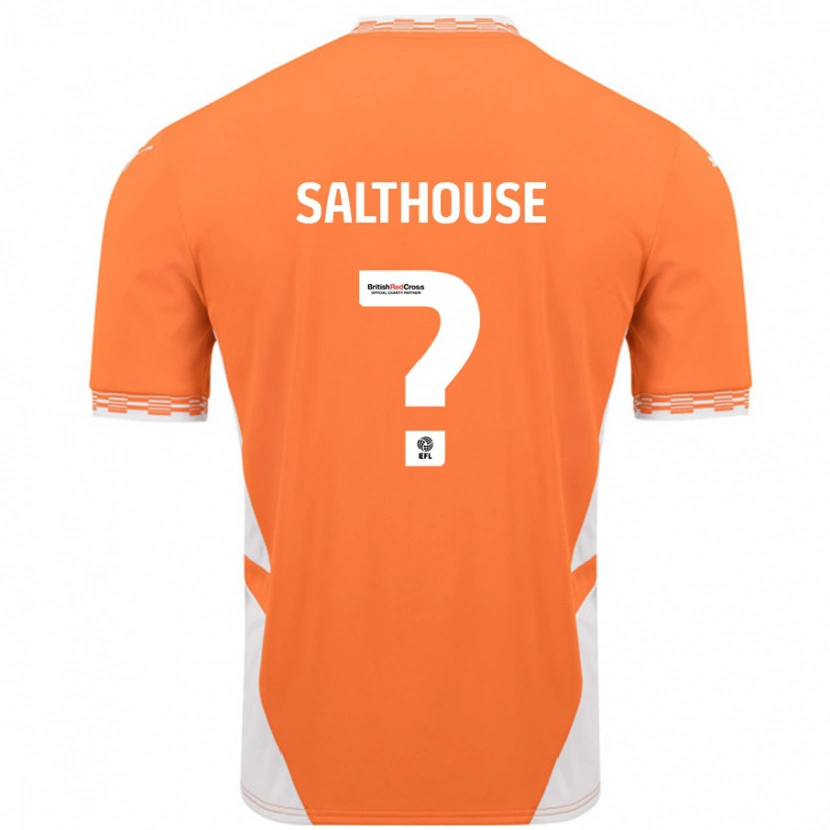 Danxen Mujer Camiseta Emily Salthouse #0 Naranja Blanco 1ª Equipación 2024/25 La Camisa México