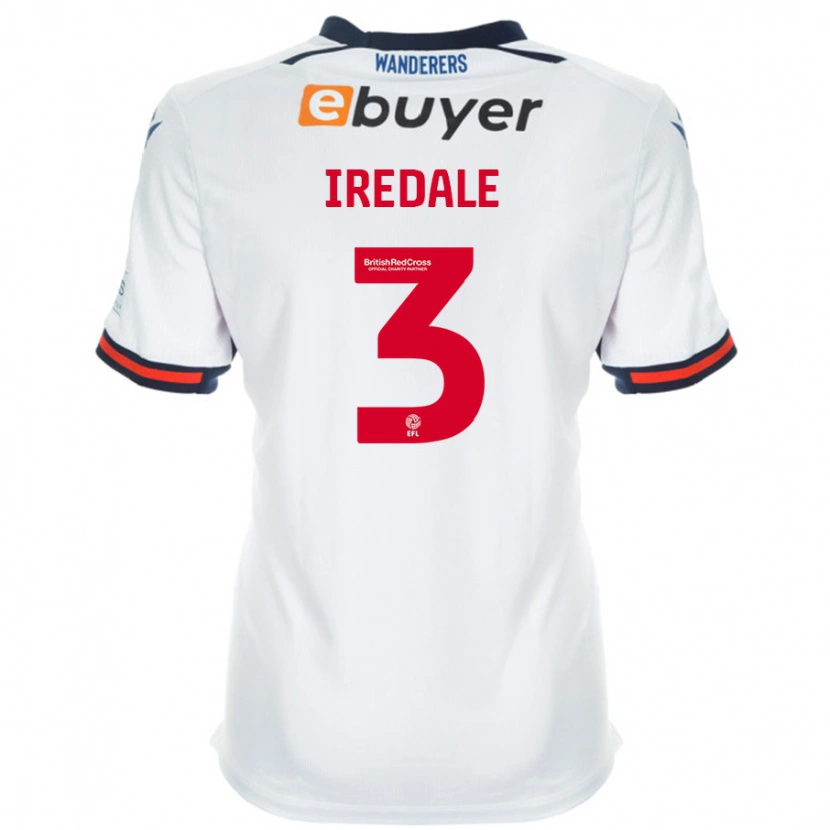 Danxen Mujer Camiseta Jack Iredale #3 Blanco 1ª Equipación 2024/25 La Camisa México