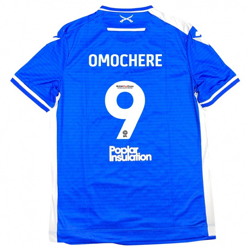 Danxen Mujer Camiseta Promise Omochere #9 Azul Blanco 1ª Equipación 2024/25 La Camisa México