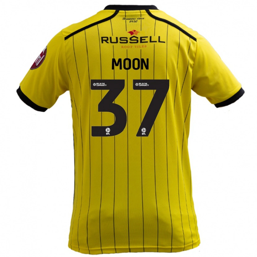 Danxen Mujer Camiseta Jasper Moon #37 Amarillo 1ª Equipación 2024/25 La Camisa México