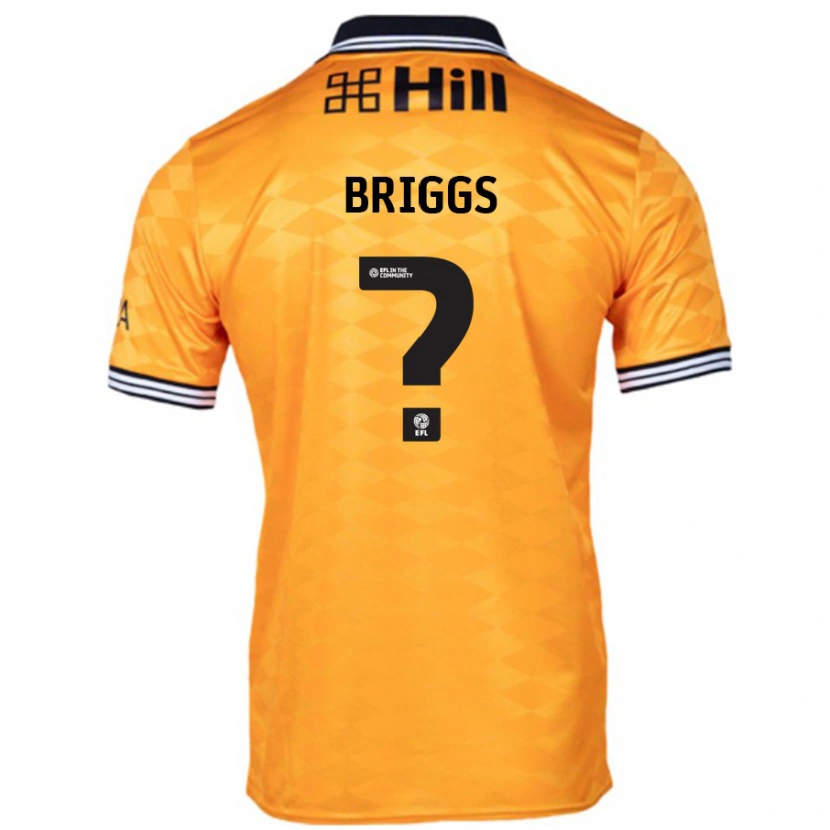 Danxen Mujer Camiseta Jj Briggs #0 Naranja 1ª Equipación 2024/25 La Camisa México