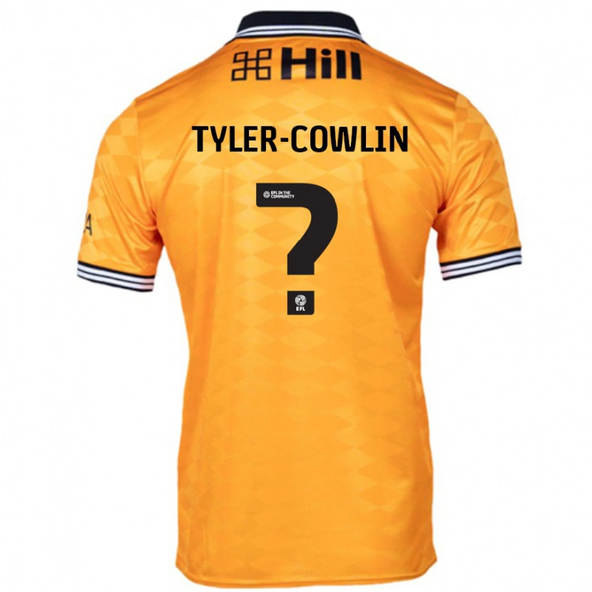 Danxen Mujer Camiseta Danny Tyler-Cowlin #0 Naranja 1ª Equipación 2024/25 La Camisa México