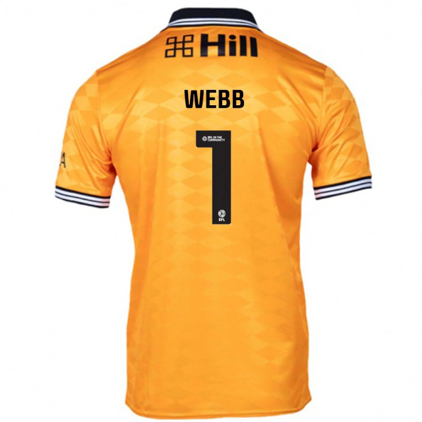 Danxen Mujer Camiseta Lauren Webb #1 Naranja 1ª Equipación 2024/25 La Camisa México