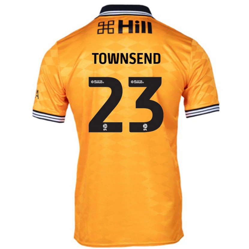 Danxen Mujer Camiseta Eleanor Townsend #23 Naranja 1ª Equipación 2024/25 La Camisa México