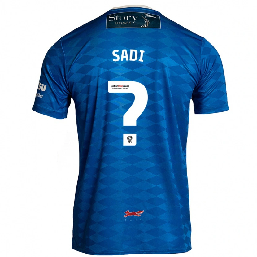 Danxen Mujer Camiseta Dominic Sadi #0 Azul 1ª Equipación 2024/25 La Camisa México