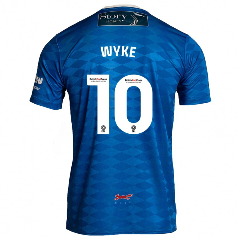 Danxen Mujer Camiseta Charlie Wyke #10 Azul 1ª Equipación 2024/25 La Camisa México