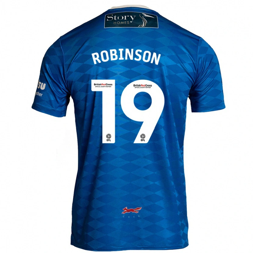 Danxen Mujer Camiseta Jack Robinson #19 Azul 1ª Equipación 2024/25 La Camisa México