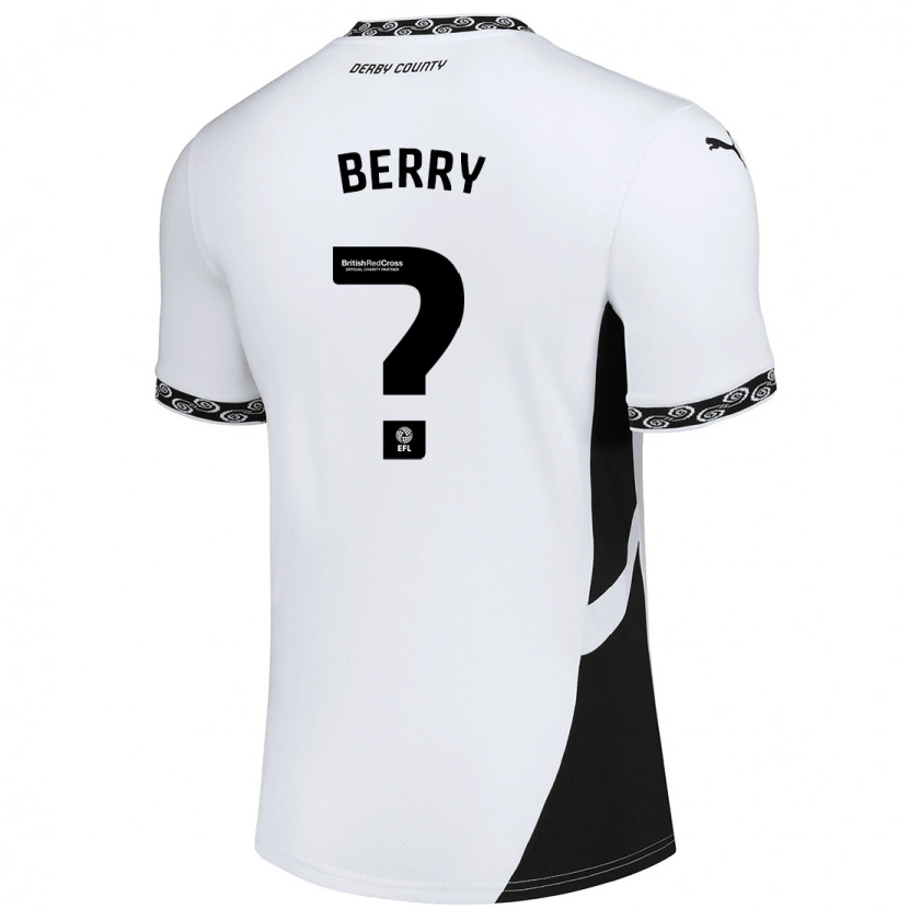 Danxen Mujer Camiseta Daniel Berry #0 Blanco Negro 1ª Equipación 2024/25 La Camisa México