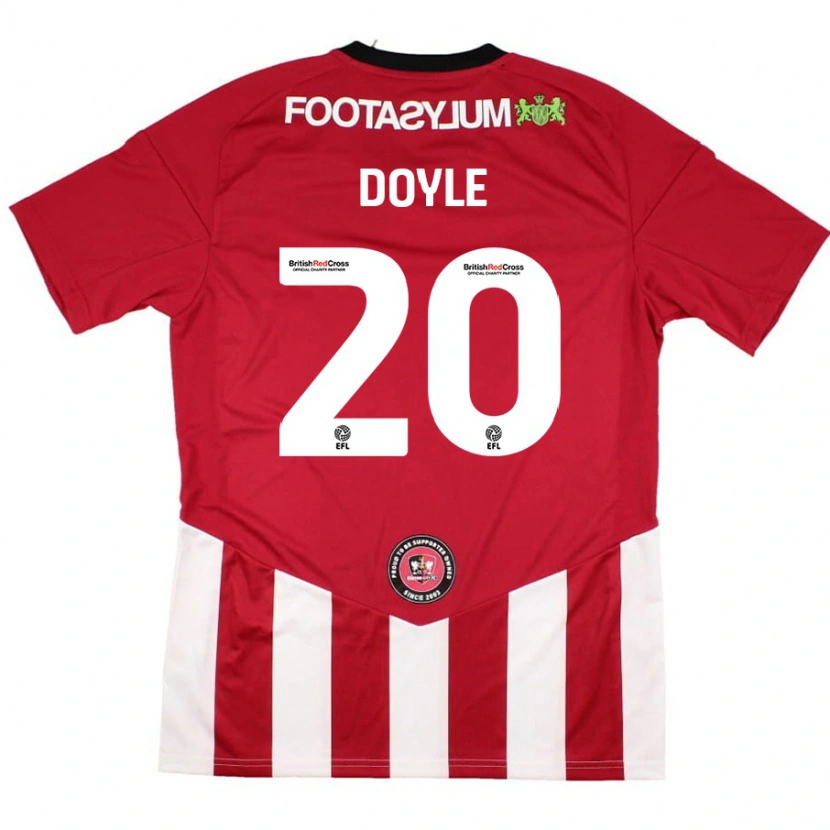 Danxen Mujer Camiseta Kamari Doyle #20 Rojo Blanco 1ª Equipación 2024/25 La Camisa México