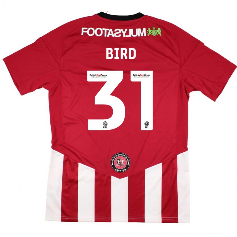 Danxen Mujer Camiseta Jay Bird #31 Rojo Blanco 1ª Equipación 2024/25 La Camisa México