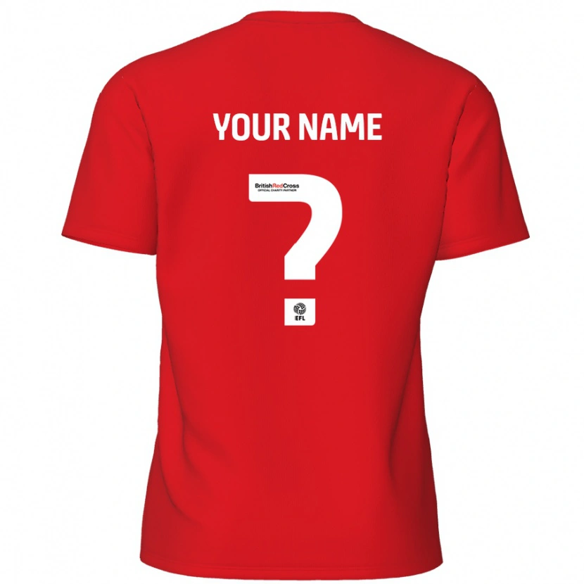 Danxen Mujer Camiseta Su Nombre #0 Rojo 1ª Equipación 2024/25 La Camisa México
