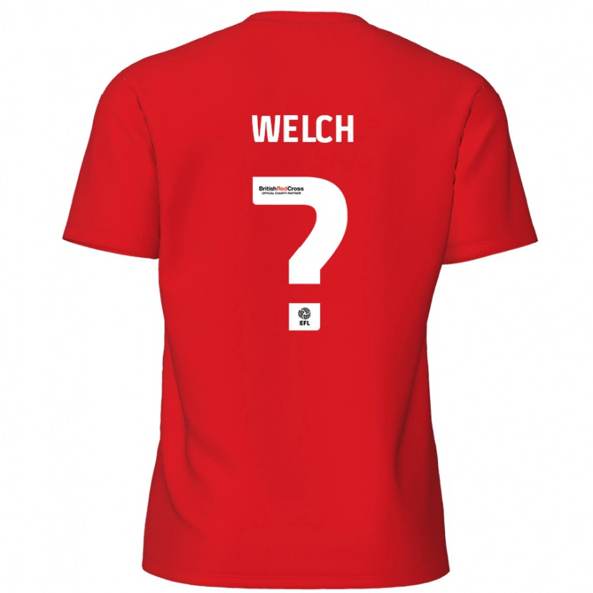 Danxen Mujer Camiseta Makai Welch #0 Rojo 1ª Equipación 2024/25 La Camisa México