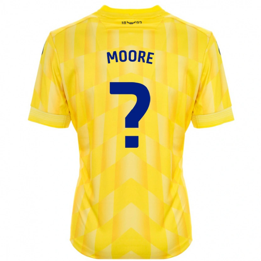Danxen Mujer Camiseta Brogan Moore #0 Amarillo 1ª Equipación 2024/25 La Camisa México
