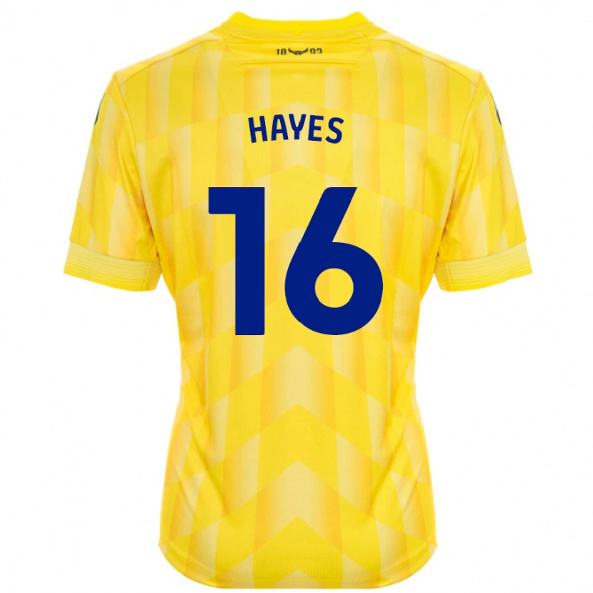 Danxen Mujer Camiseta Georgia Hayes #16 Amarillo 1ª Equipación 2024/25 La Camisa México