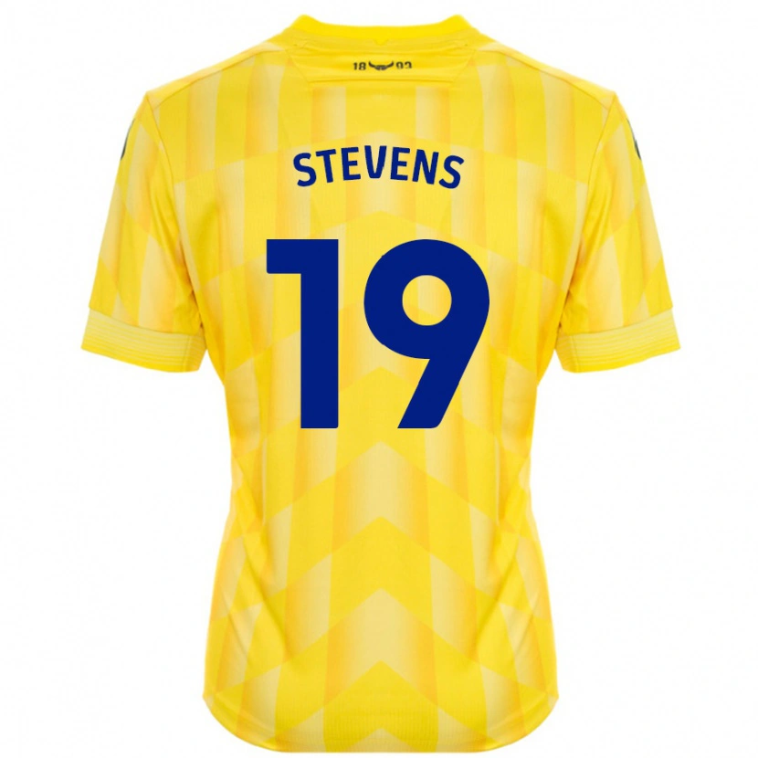 Danxen Mujer Camiseta Lily Stevens #19 Amarillo 1ª Equipación 2024/25 La Camisa México