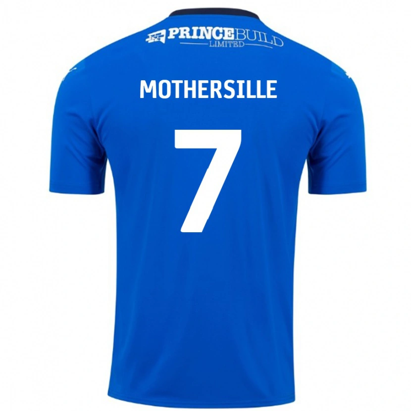 Danxen Mujer Camiseta Malik Mothersille #7 Azul Blanco 1ª Equipación 2024/25 La Camisa México