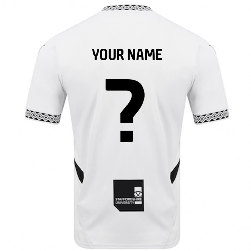 Danxen Mujer Camiseta Su Nombre #0 Blanco 1ª Equipación 2024/25 La Camisa México