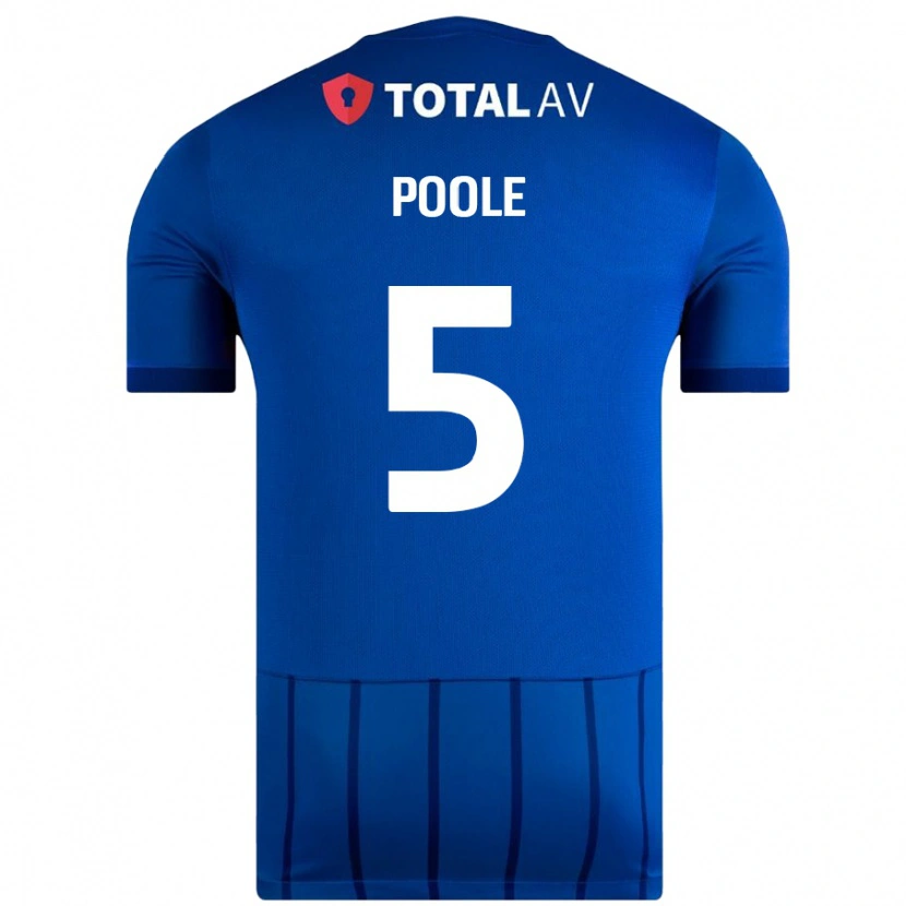Danxen Mujer Camiseta Regan Poole #5 Azul 1ª Equipación 2024/25 La Camisa México