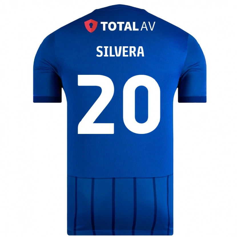Danxen Mujer Camiseta Sam Silvera #20 Azul 1ª Equipación 2024/25 La Camisa México