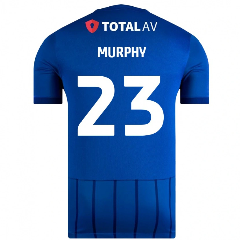 Danxen Mujer Camiseta Josh Murphy #23 Azul 1ª Equipación 2024/25 La Camisa México