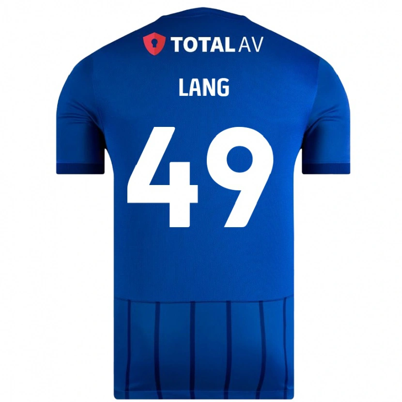 Danxen Mujer Camiseta Callum Lang #49 Azul 1ª Equipación 2024/25 La Camisa México
