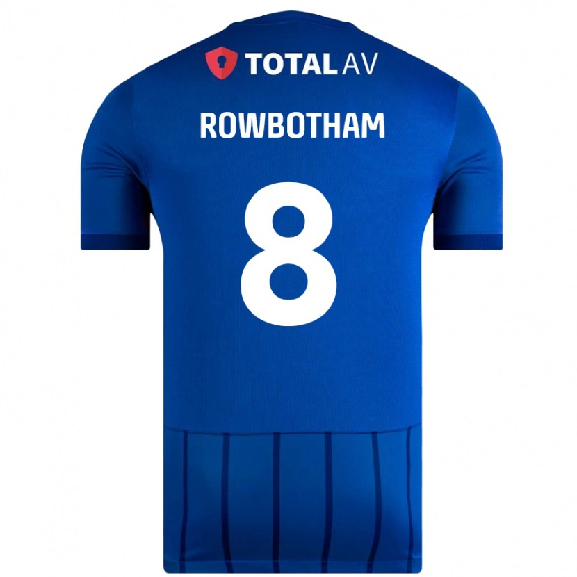 Danxen Mujer Camiseta Ava Rowbotham #8 Azul 1ª Equipación 2024/25 La Camisa México