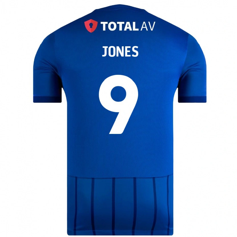 Danxen Mujer Camiseta Emma Jones #9 Azul 1ª Equipación 2024/25 La Camisa México