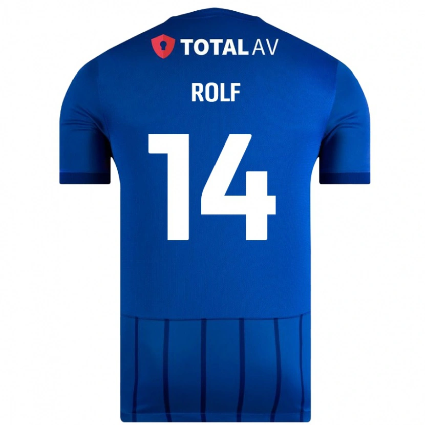 Danxen Mujer Camiseta Annie Rolf #14 Azul 1ª Equipación 2024/25 La Camisa México