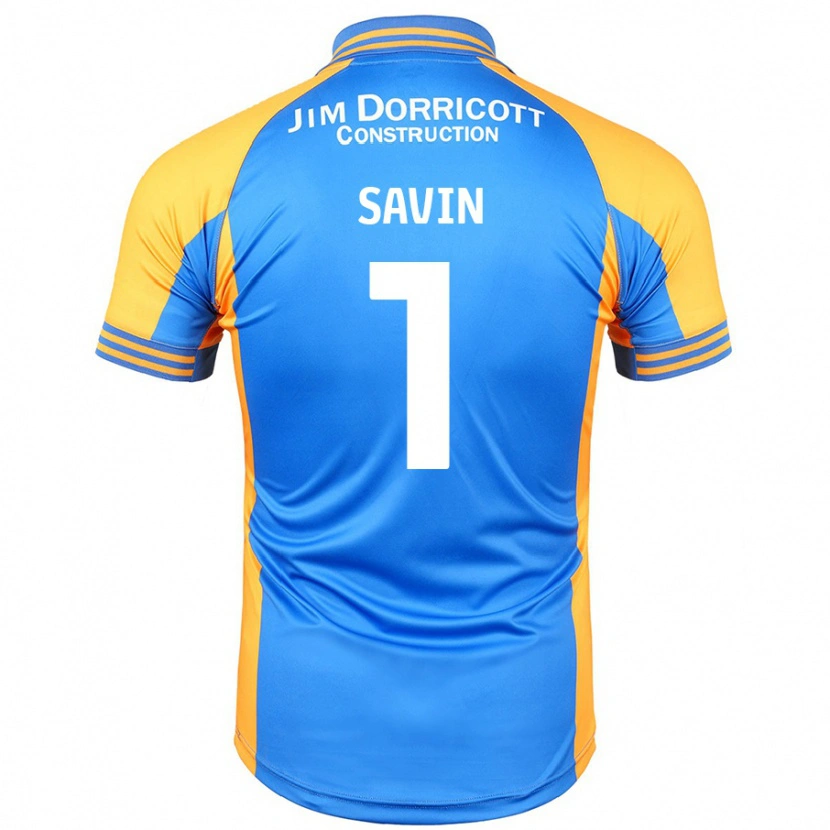 Danxen Mujer Camiseta Toby Savin #1 Azul Ámbar 1ª Equipación 2024/25 La Camisa México
