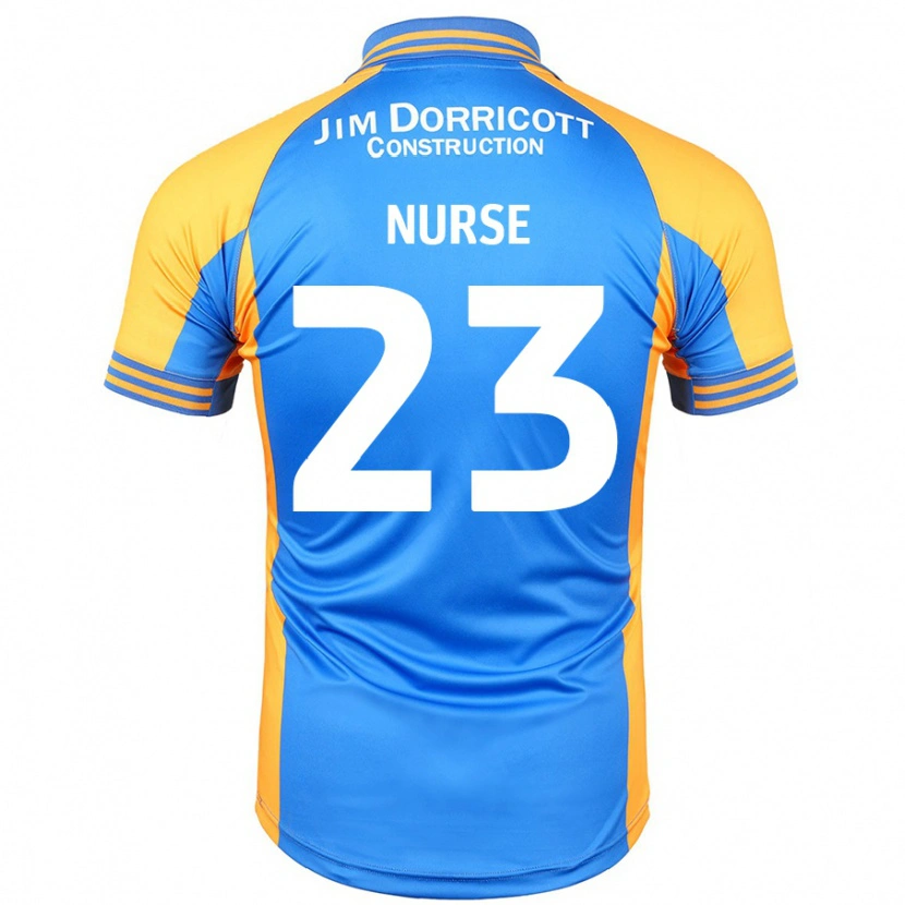 Danxen Mujer Camiseta George Nurse #23 Azul Ámbar 1ª Equipación 2024/25 La Camisa México