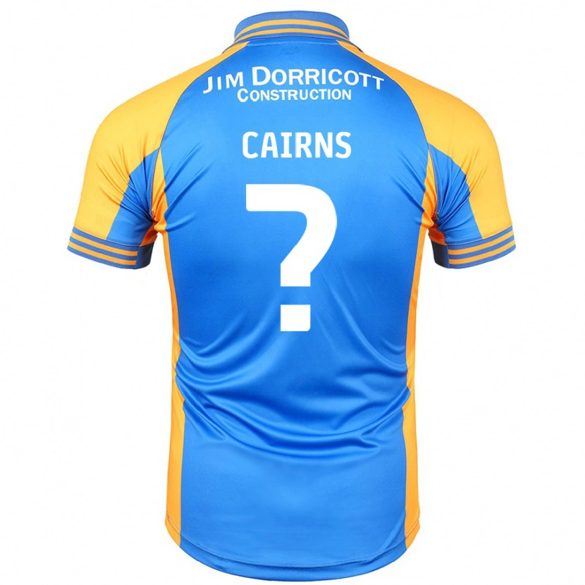 Danxen Mujer Camiseta Karsten Cairns #0 Azul Ámbar 1ª Equipación 2024/25 La Camisa México