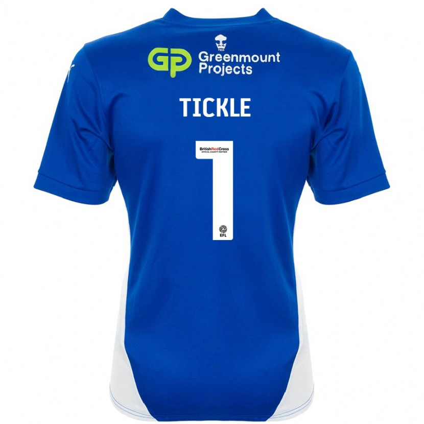 Danxen Mujer Camiseta Sam Tickle #1 Azul Blanco 1ª Equipación 2024/25 La Camisa México