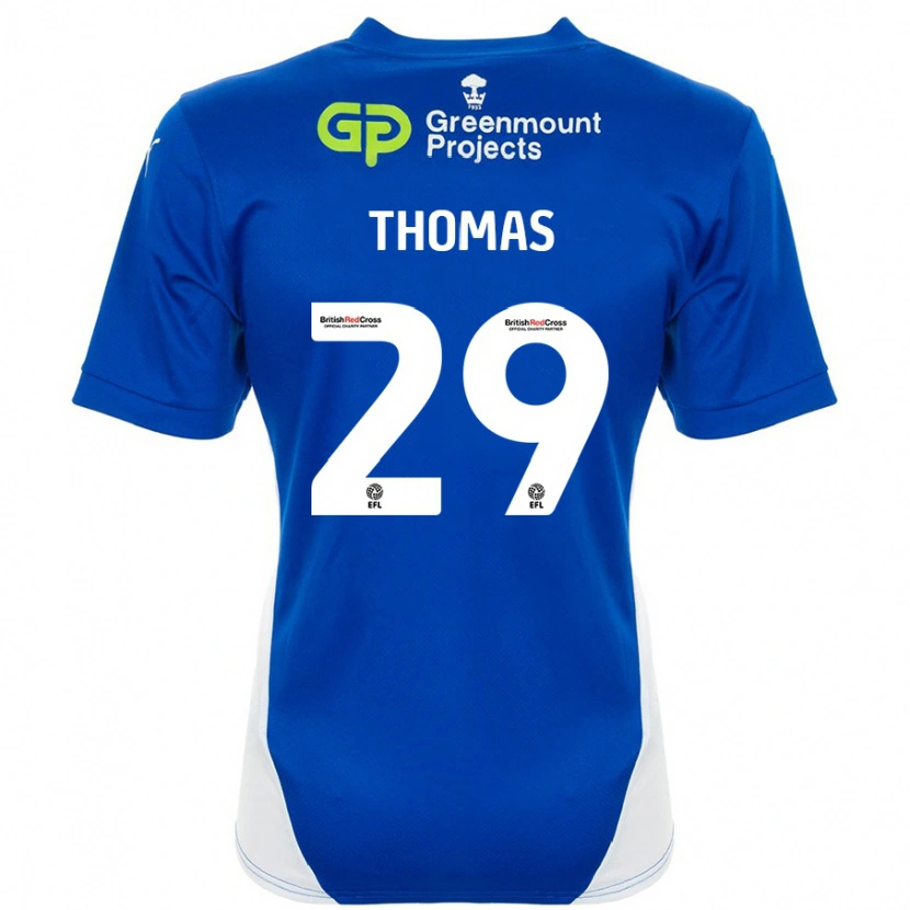 Danxen Mujer Camiseta Silko Thomas #29 Azul Blanco 1ª Equipación 2024/25 La Camisa México