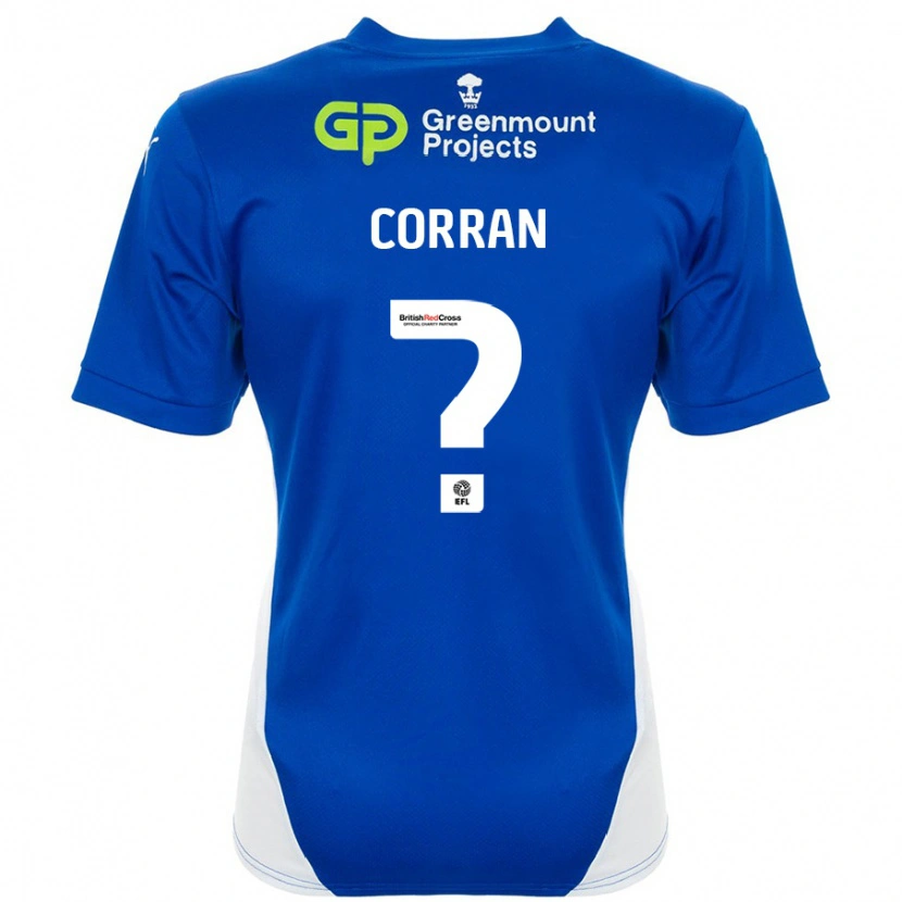 Danxen Mujer Camiseta Matthew Corran #0 Azul Blanco 1ª Equipación 2024/25 La Camisa México