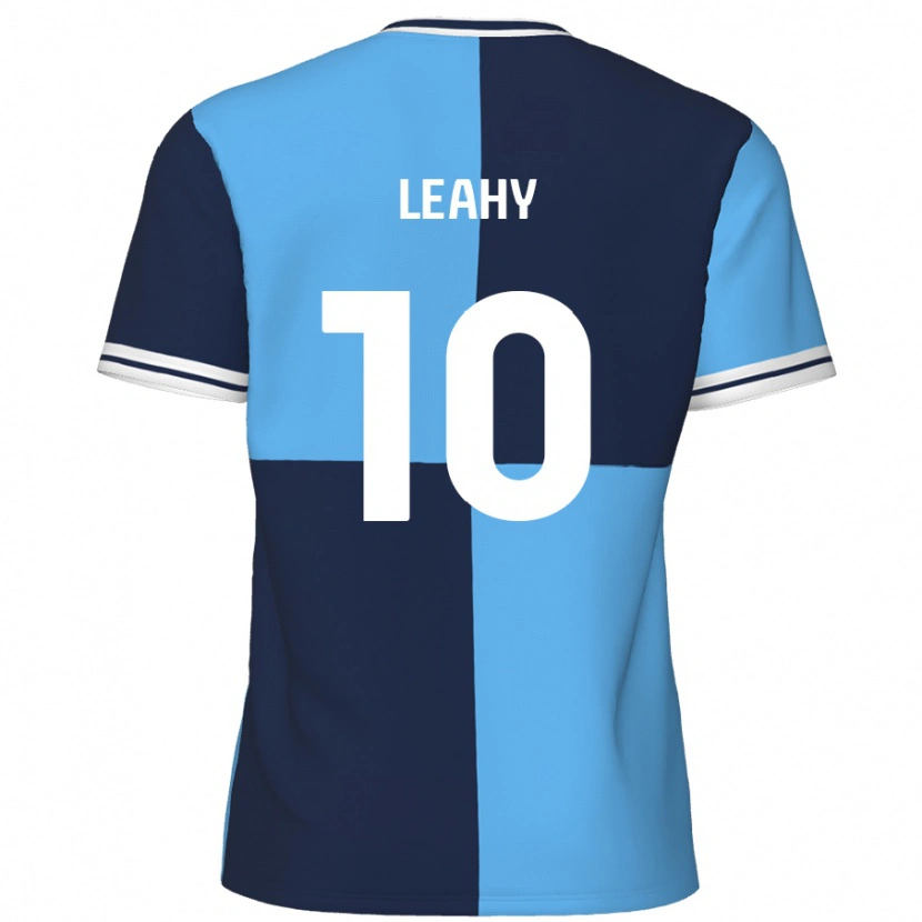 Danxen Mujer Camiseta Luke Leahy #10 Azul Cielo Azul Oscuro 1ª Equipación 2024/25 La Camisa México