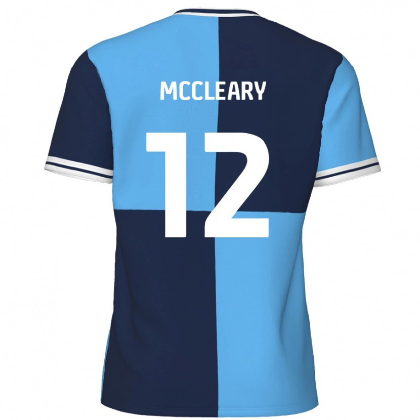 Danxen Mujer Camiseta Garath Mccleary #12 Azul Cielo Azul Oscuro 1ª Equipación 2024/25 La Camisa México