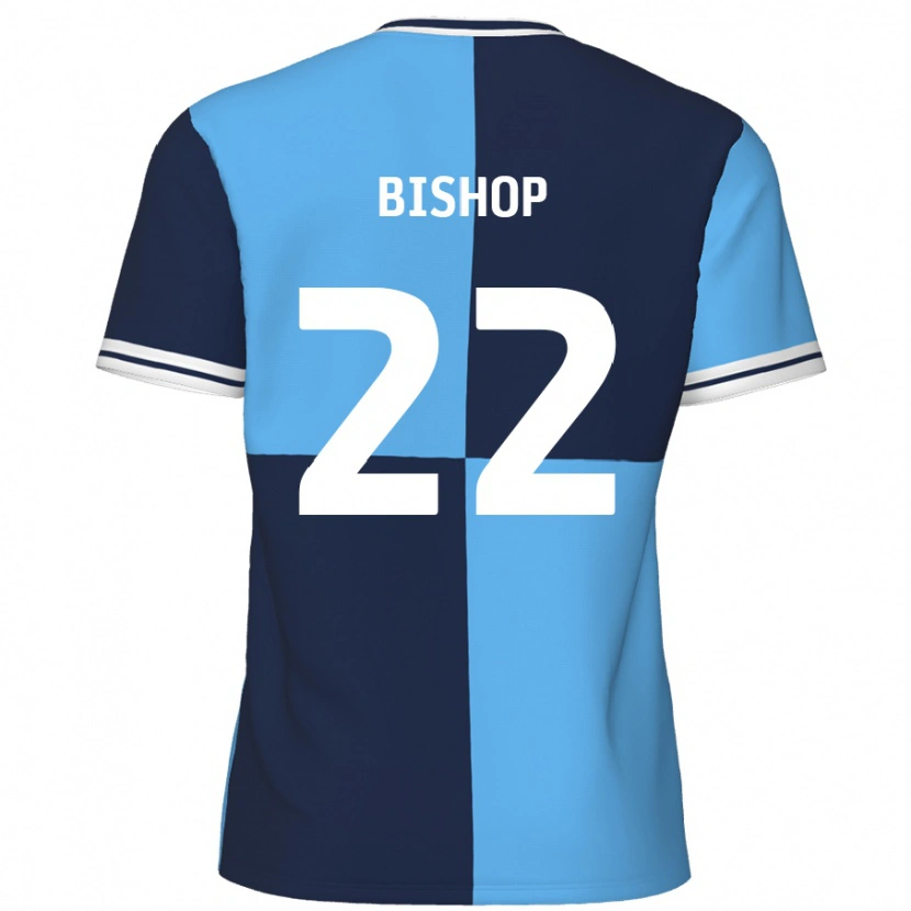 Danxen Mujer Camiseta Nathan Bishop #22 Azul Cielo Azul Oscuro 1ª Equipación 2024/25 La Camisa México
