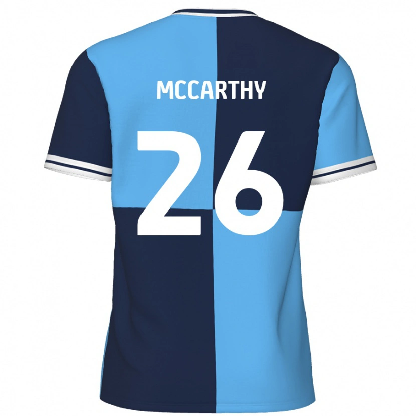 Danxen Mujer Camiseta Jason Mccarthy #26 Azul Cielo Azul Oscuro 1ª Equipación 2024/25 La Camisa México