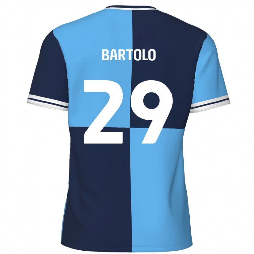 Danxen Mujer Camiseta Jaiden Bartolo #29 Azul Cielo Azul Oscuro 1ª Equipación 2024/25 La Camisa México