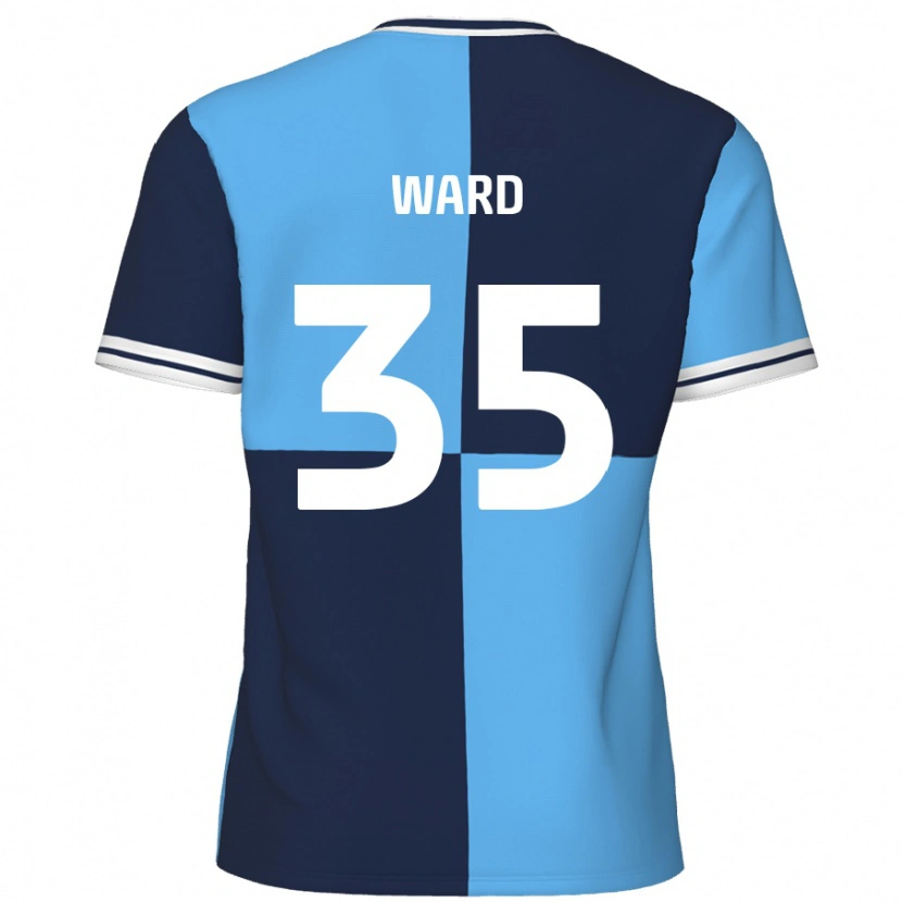 Danxen Mujer Camiseta Christie Ward #35 Azul Cielo Azul Oscuro 1ª Equipación 2024/25 La Camisa México