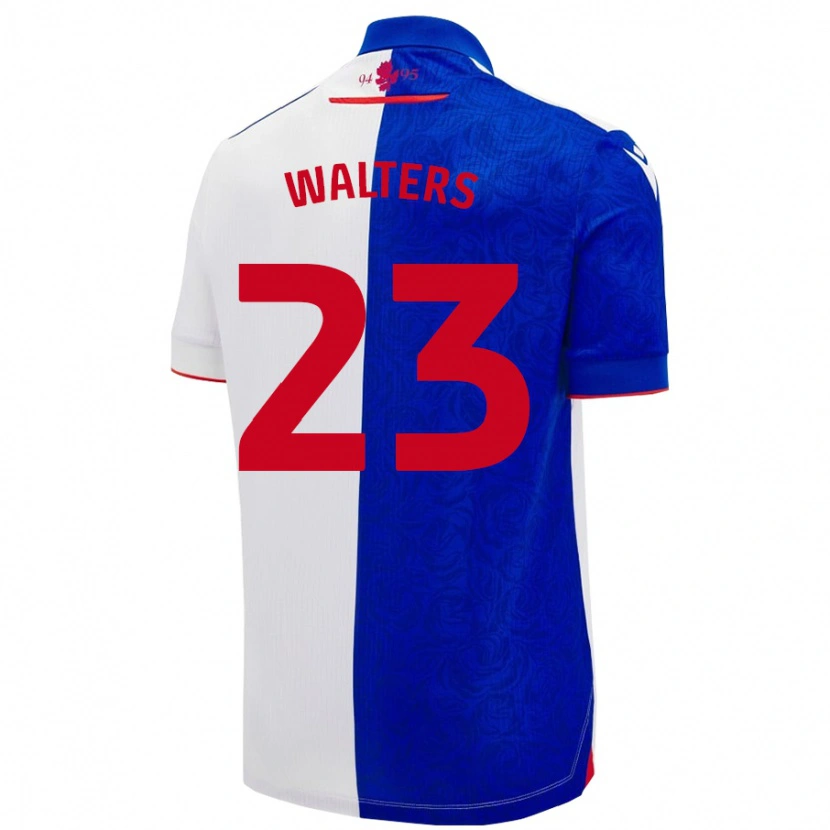 Danxen Mujer Camiseta Georgia Walters #23 Azul Cielo Blanco 1ª Equipación 2024/25 La Camisa México